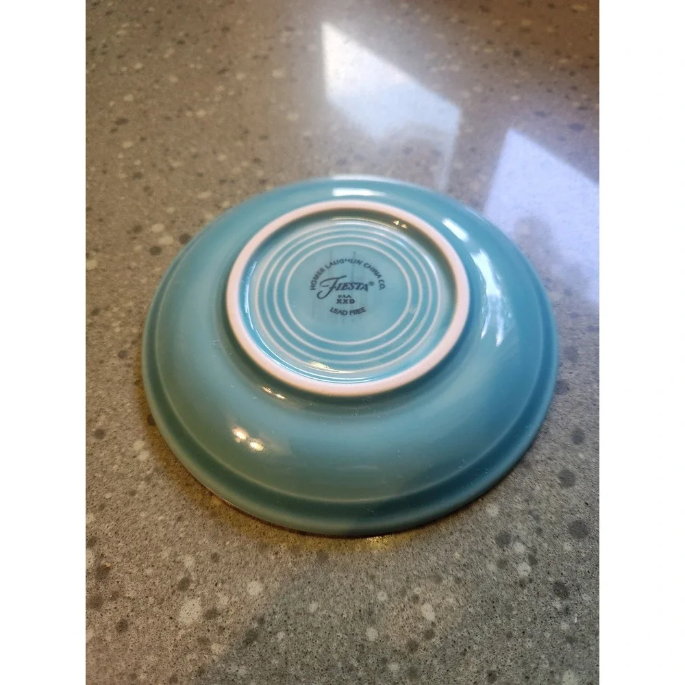 VTG Fiesta Ware Tea Saucer Blue